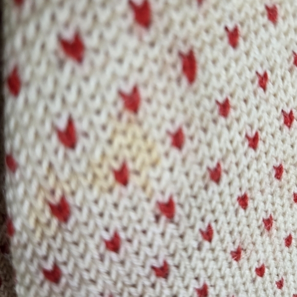 Vtg 1940s 1950s Abercrombie Fitch Nordic fair isle sweater womens - Picture 9 of 11